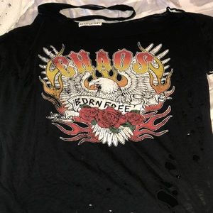 Distressed t shirt from Mixology